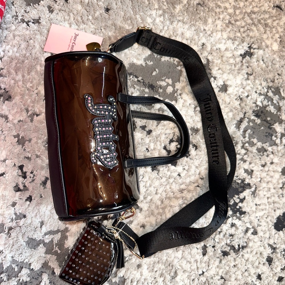 Exclusive Juicy couture soft serve mini barrel Y2K with coin bag